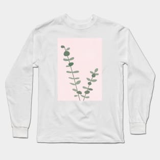 Modern Eucalyptus Art Print Long Sleeve T-Shirt